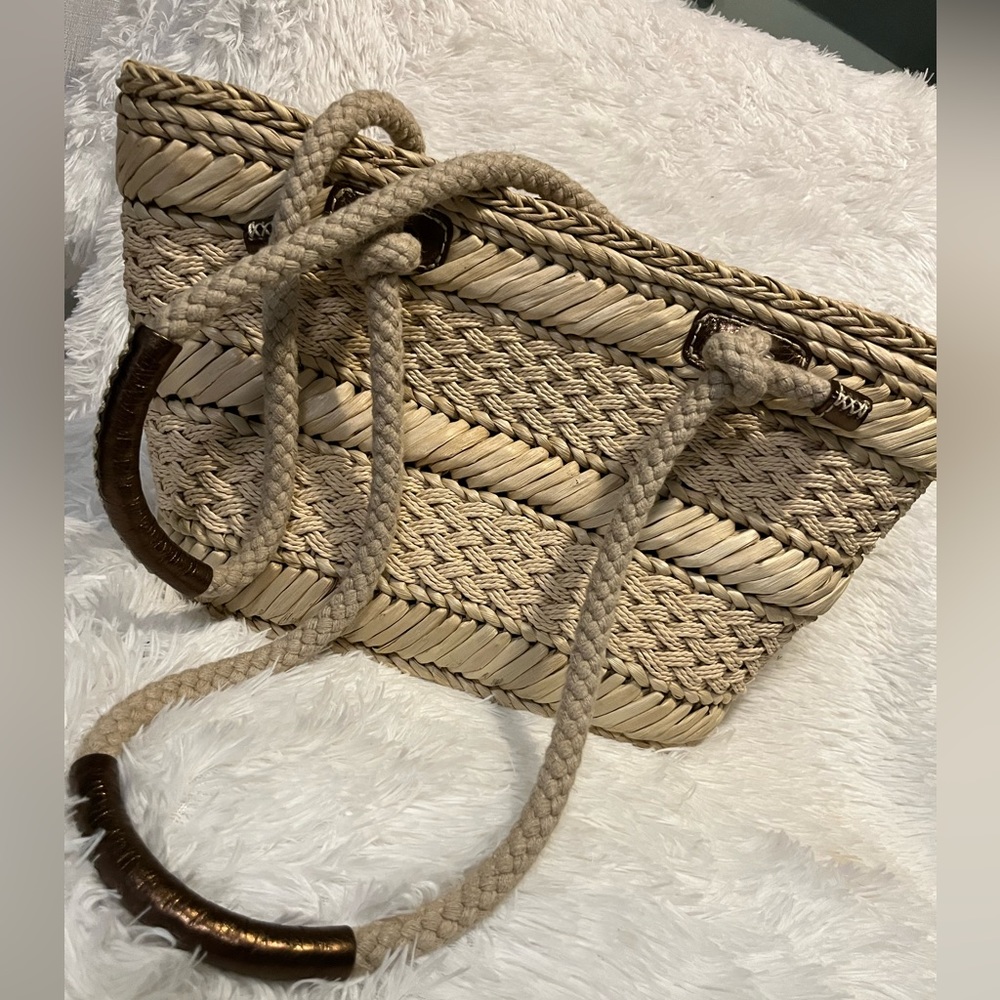 Brighton straw woven handbag